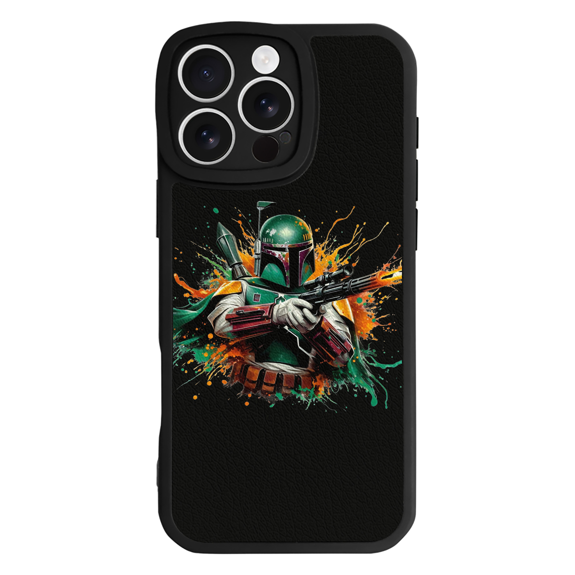（画像用） スター・ウォーズ Star Wars 【iPhone 16シリーズ対応】シリコンスマホケース（レザー調） 材質：シリコン